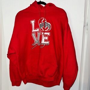 Gildan Love Ohio State Size XL Hoodie